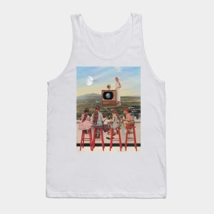 Keeping Them Entertained - Surreal/Collage Art Tank Top